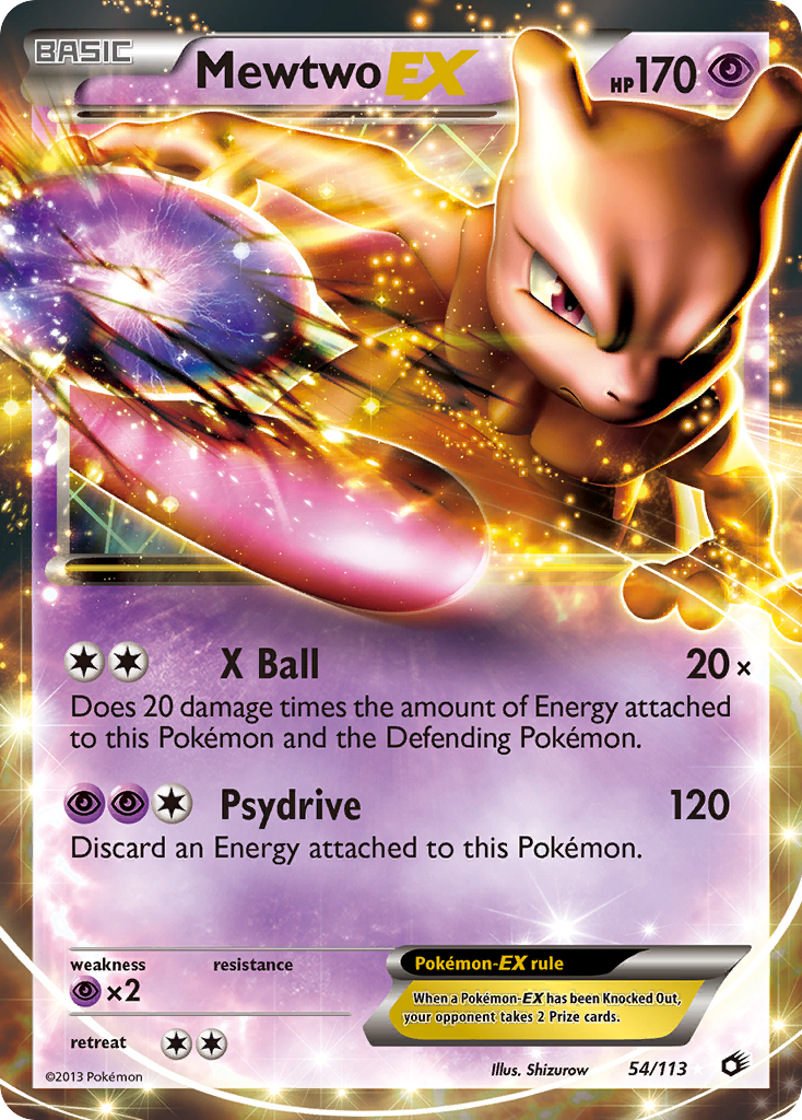 Mewtwo EX (54/113) [Black & White: Legendary Treasures] - The Mythic Store | 24h Order Processing
