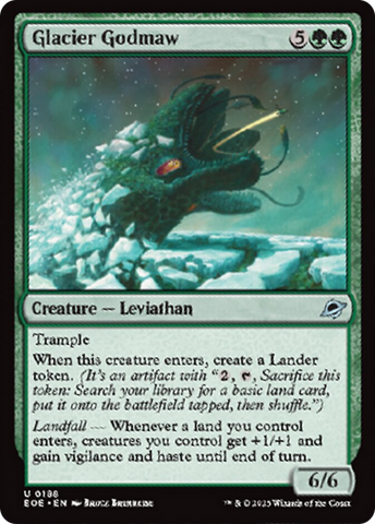 Glacier Godmaw [Edge of Eternities] - The Mythic Store | 24h Order Processing
