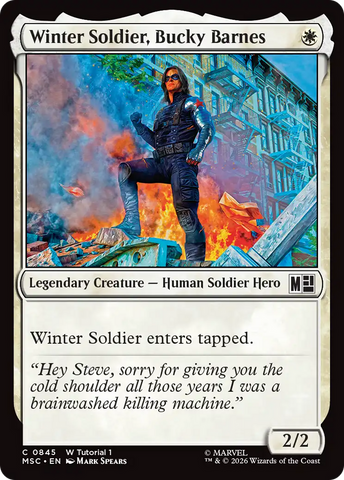 Winter Soldier, Bucky Barnes [Marvel Super Heroes Commander] - The Mythic Store | 24h Order Processing