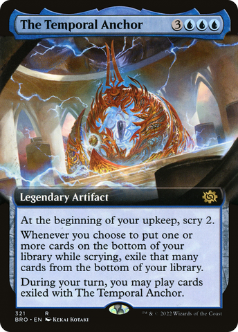 The Temporal Anchor (Extended Art) [The Brothers' War] - The Mythic Store | 24h Order Processing