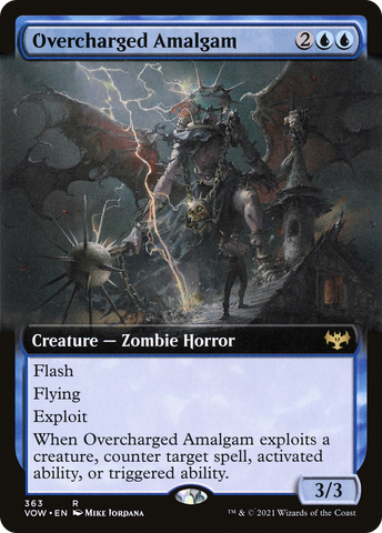 Overcharged Amalgam (Extended Art) [Innistrad: Crimson Vow] - The Mythic Store | 24h Order Processing