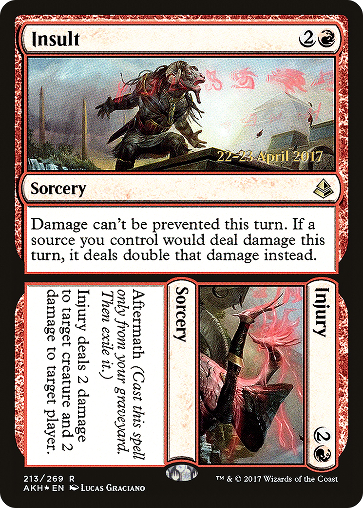 Insult // Injury [Amonkhet Prerelease Promos] - The Mythic Store | 24h Order Processing