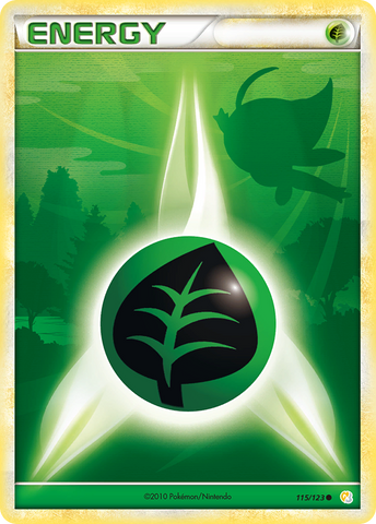Grass Energy (115/123) [HeartGold & SoulSilver: Base Set] - The Mythic Store | 24h Order Processing