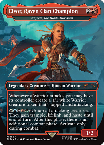 Eivor, Raven Clan Champion - Najeela, the Blade-Blossom [Secret Lair Drop Series] - The Mythic Store | 24h Order Processing