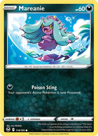 Mareanie (114/195) [Sword & Shield: Silver Tempest] - The Mythic Store | 24h Order Processing