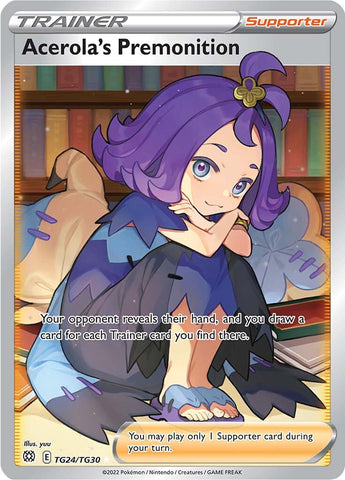 Acerola's Premonition (TG24/TG30) [Sword & Shield: Brilliant Stars] - The Mythic Store | 24h Order Processing