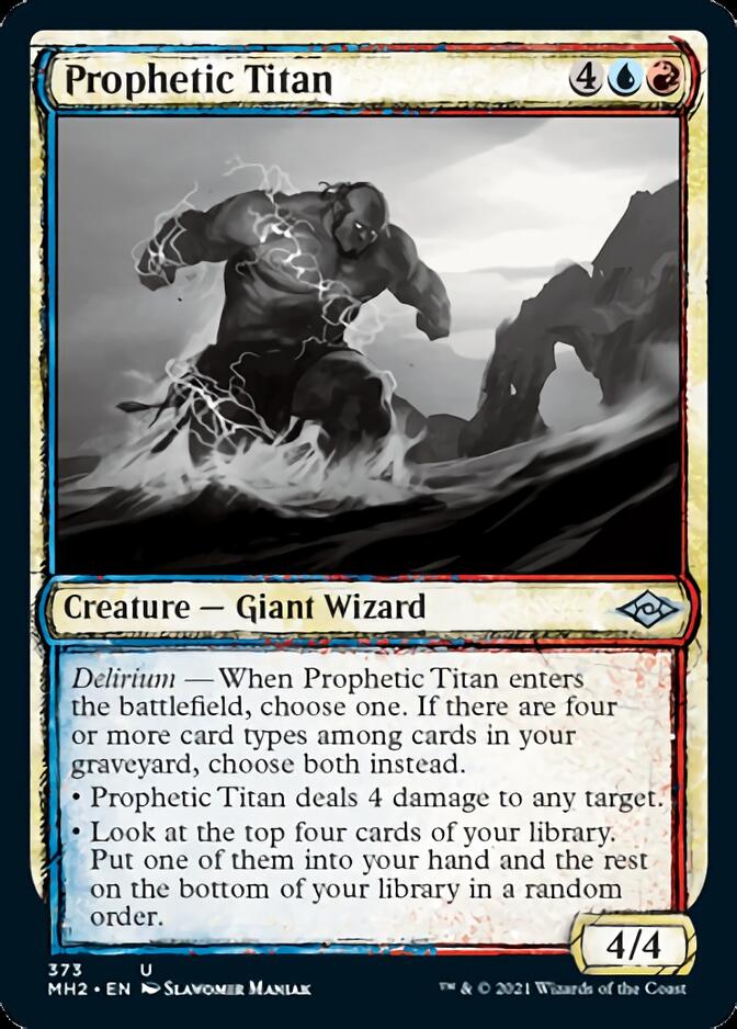 Prophetic Titan (Sketch) [Modern Horizons 2] - The Mythic Store | 24h Order Processing