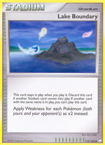 Lake Boundary (112/123) [Diamond & Pearl: Mysterious Treasures] - The Mythic Store | 24h Order Processing