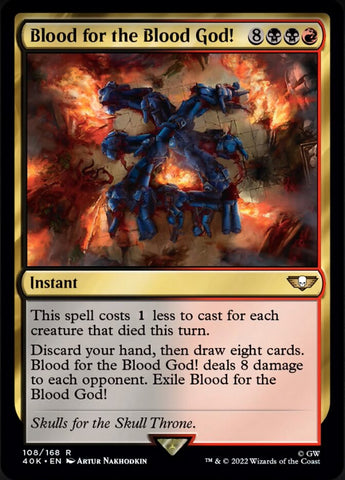 Blood for the Blood God! (Surge Foil) [Warhammer 40,000] - The Mythic Store | 24h Order Processing