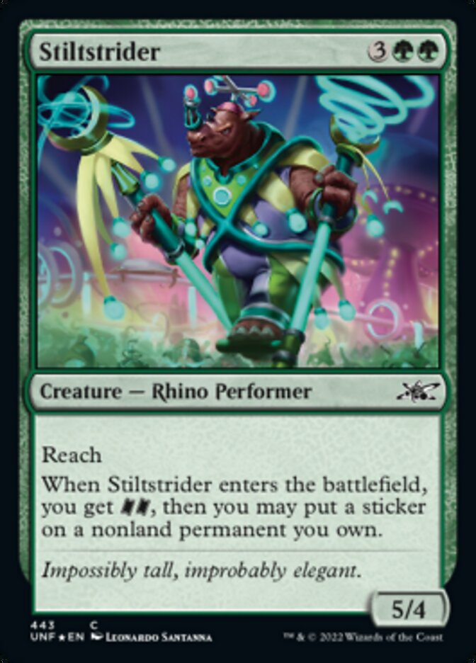 Stiltstrider (Galaxy Foil) [Unfinity] - The Mythic Store | 24h Order Processing