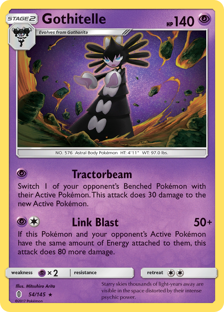 Gothitelle (54/145) [Sun & Moon: Guardians Rising] - The Mythic Store | 24h Order Processing