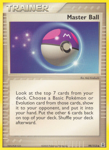 Master Ball (99/113) [EX: Delta Species] - The Mythic Store | 24h Order Processing