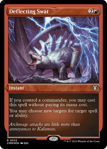 Deflecting Swat (Foil Etched) [Commander Masters] - The Mythic Store | 24h Order Processing