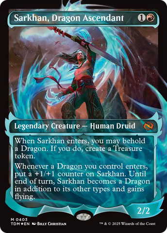 Sarkhan, Dragon Ascendant (0403) (Showcase) [Tarkir: Dragonstorm] - The Mythic Store | 24h Order Processing