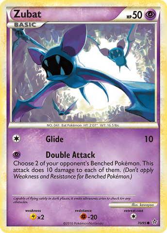 Zubat (70/95) [HeartGold & SoulSilver: Unleashed] - The Mythic Store | 24h Order Processing