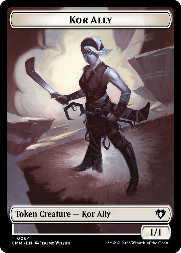 Wall // Kor Ally Double-Sided Token [Commander Masters Tokens] - The Mythic Store | 24h Order Processing