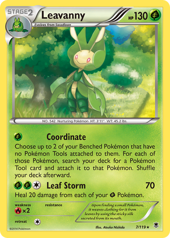 Leavanny (7/119) [XY: Phantom Forces] - The Mythic Store | 24h Order Processing