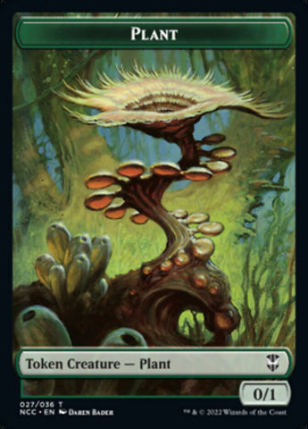 Plant // Beast Double-Sided Token [Streets of New Capenna Commander Tokens] - The Mythic Store | 24h Order Processing