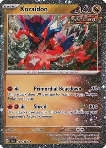 Koraidon (119/162) (Cosmos Holo) [Miscellaneous Cards] - The Mythic Store | 24h Order Processing