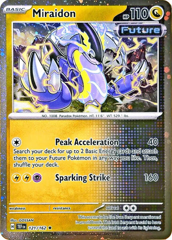 Miraidon (121/162) (Cosmos Holo) [Miscellaneous Cards] - The Mythic Store | 24h Order Processing