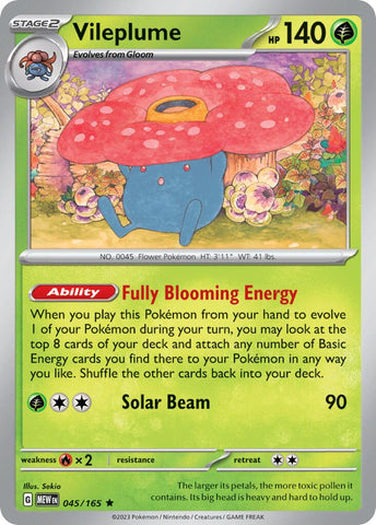 Vileplume (045/165) (Theme Deck Exclusive) [Scarlet & Violet 151] - The Mythic Store | 24h Order Processing