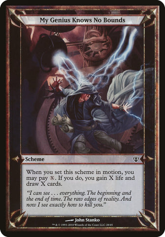 My Genius Knows No Bounds (Schemes) [Archenemy Schemes] - The Mythic Store | 24h Order Processing