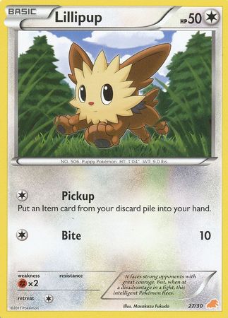 Lillipup (27/30) [Black & White: Trainer Kit - Excadrill] - The Mythic Store | 24h Order Processing