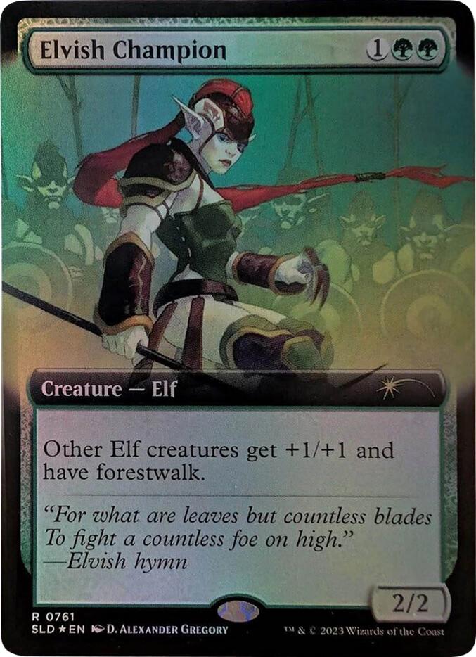 Elvish Champion (Extended Art) [Secret Lair Drop Series] - The Mythic Store | 24h Order Processing