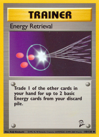 Energy Retrieval (110/130) [Base Set 2] - The Mythic Store | 24h Order Processing
