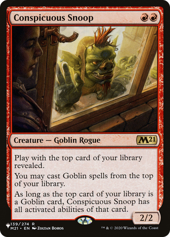 Conspicuous Snoop [The List] - The Mythic Store | 24h Order Processing