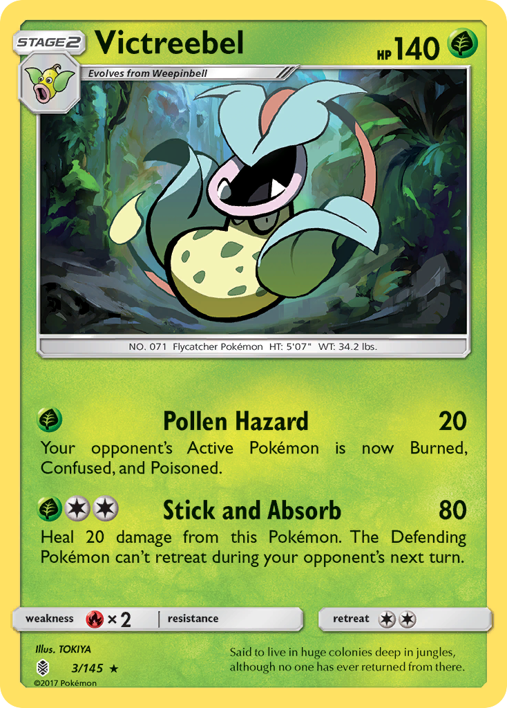 Victreebel (3/145) [Sun & Moon: Guardians Rising] - The Mythic Store | 24h Order Processing