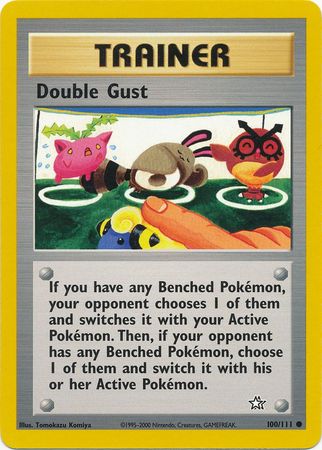 Double Gust (100/111) [Neo Genesis Unlimited] - The Mythic Store | 24h Order Processing