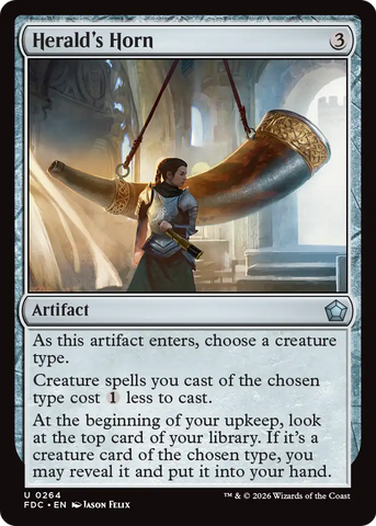Herald's Horn [Foundations Commander] - The Mythic Store | 24h Order Processing