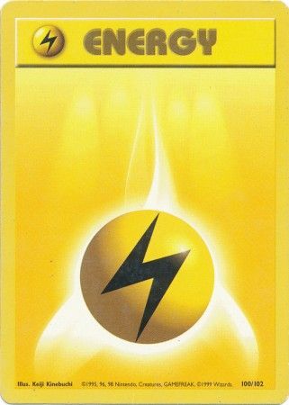 Lightning Energy (100/102) [Base Set Unlimited] - The Mythic Store | 24h Order Processing