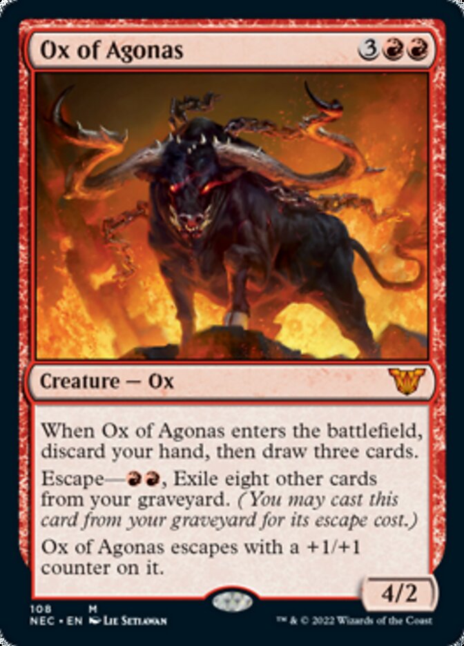 Ox of Agonas [Kamigawa: Neon Dynasty Commander] - The Mythic Store | 24h Order Processing