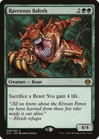 Ravenous Baloth (Garruk vs. Liliana) [Duel Decks Anthology] - The Mythic Store | 24h Order Processing