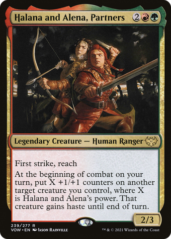 Halana and Alena, Partners [Innistrad: Crimson Vow] - The Mythic Store | 24h Order Processing