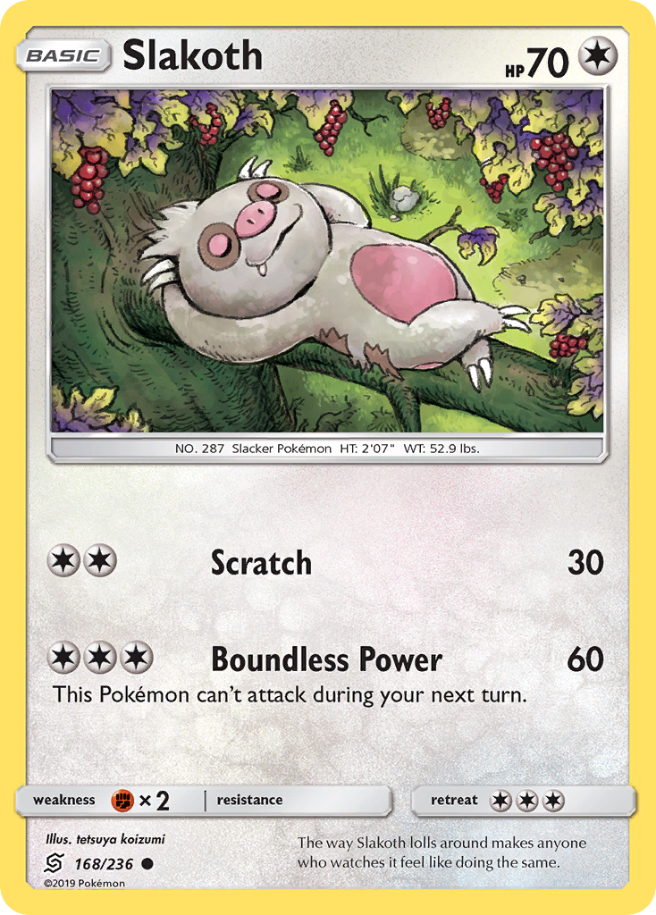 Slakoth (168/236) [Sun & Moon: Unified Minds] - The Mythic Store | 24h Order Processing