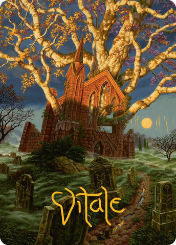 Abundant Growth Art Card (Gold-Stamped Signature) [Innistrad Remastered Art Series] - The Mythic Store | 24h Order Processing