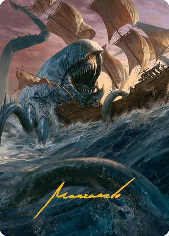 Hullbreaker Horror Art Card (Gold-Stamped Signature) [Innistrad Remastered Art Series] - The Mythic Store | 24h Order Processing