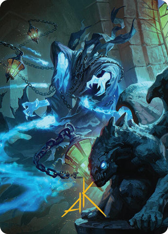 Mausoleum Wanderer Art Card (Gold-Stamped Signature) [Innistrad Remastered Art Series] - The Mythic Store | 24h Order Processing