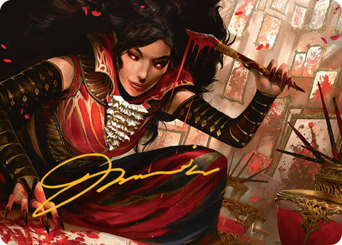 Blood Artist Art Card (Gold-Stamped Signature) [Innistrad Remastered Art Series] - The Mythic Store | 24h Order Processing