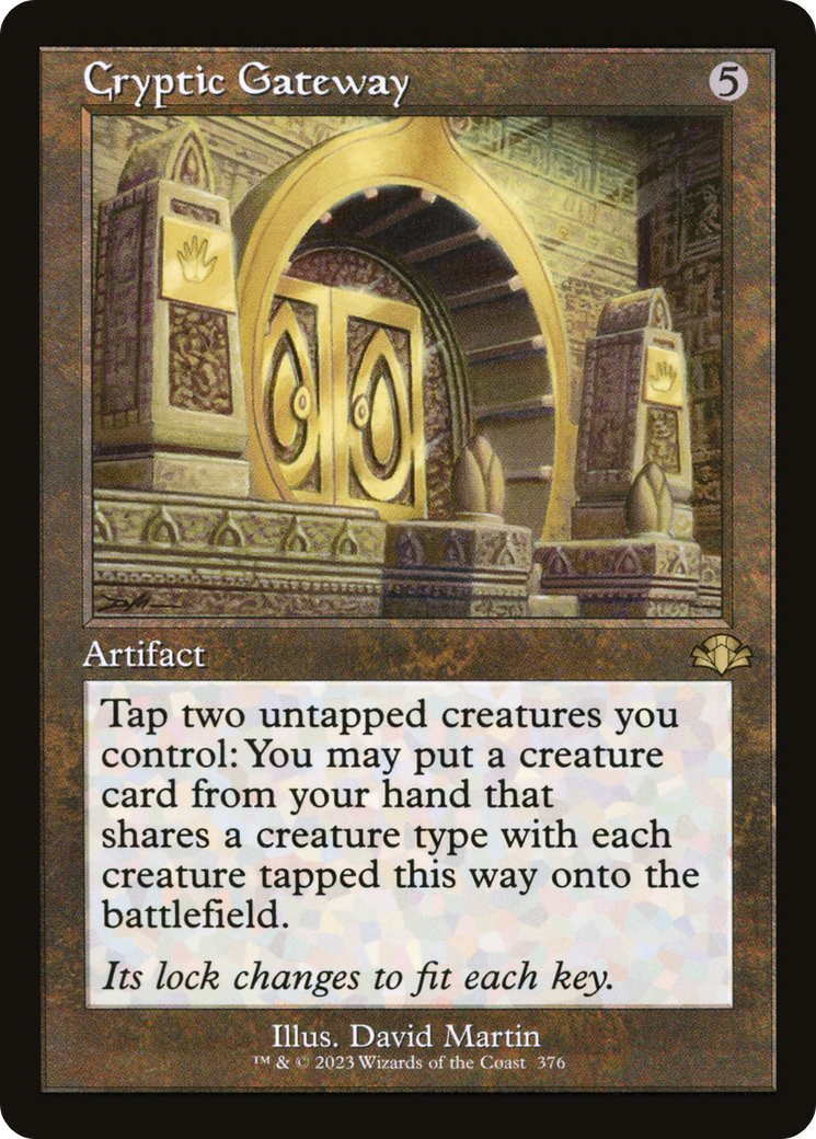 Cryptic Gateway (Retro) [Dominaria Remastered] - The Mythic Store | 24h Order Processing