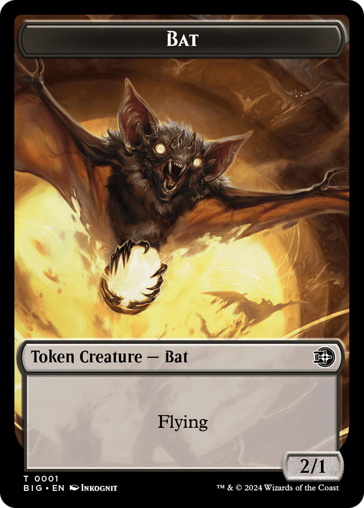 Treasure // Bat Double-Sided Token [Outlaws of Thunder Junction Tokens] - The Mythic Store | 24h Order Processing