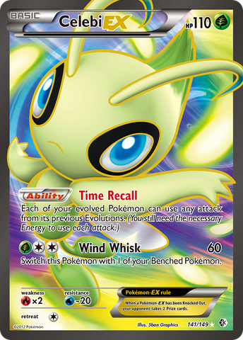 Celebi EX (141/149) [Black & White: Boundaries Crossed] - The Mythic Store | 24h Order Processing