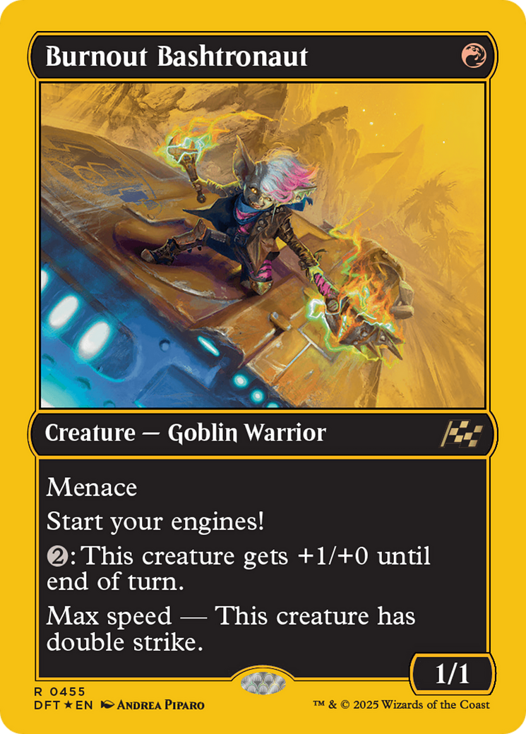 Burnout Bashtronaut (First-Place Foil) [Aetherdrift] - The Mythic Store | 24h Order Processing