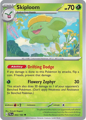 Skiploom (002/193) [Scarlet & Violet: Paldea Evolved] - The Mythic Store | 24h Order Processing