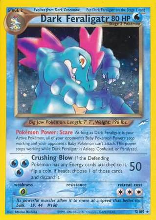 Dark Feraligatr (5/105) [Neo Destiny Unlimited] - The Mythic Store | 24h Order Processing