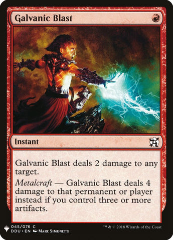 Galvanic Blast [Mystery Booster] - The Mythic Store | 24h Order Processing