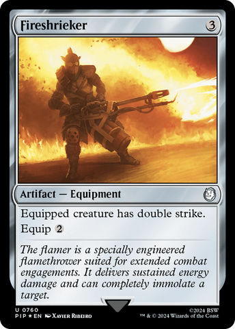 Fireshrieker (Surge Foil) [Fallout] - The Mythic Store | 24h Order Processing